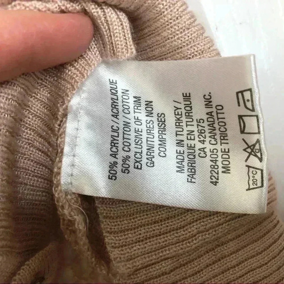 Tricotto Peach/Pink Mesh Cardigan Size  Small - Picture 10 of 16